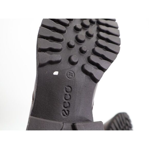 Ecco Elaina Street Combat Ankle Boot Women Size 6 / 6.5 Brown Leather Lace UP - Picture 9 of 13